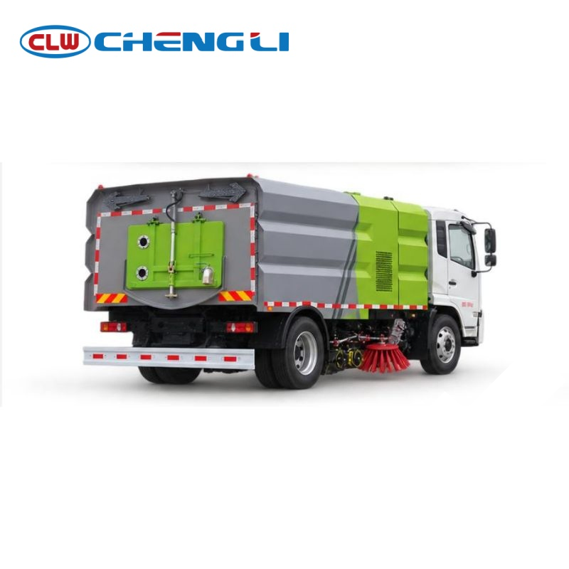High-Pressure Road Sweeper Truck — side view