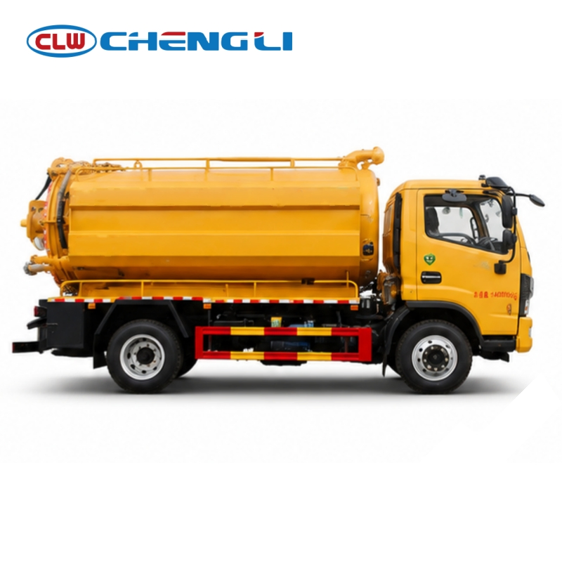 4×2 Combination Vacuum Truck — side view