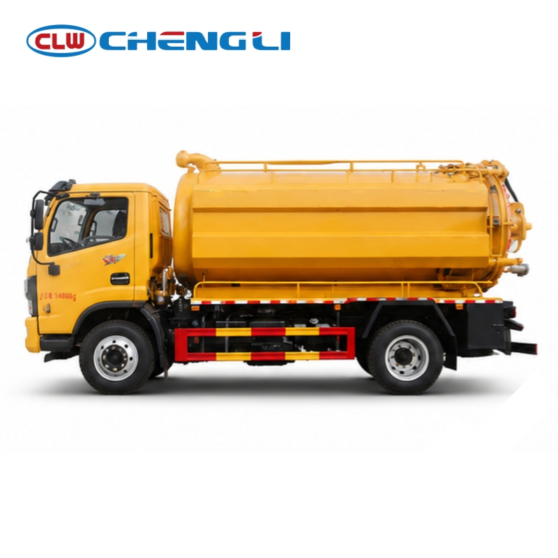4×2 Combination Vacuum Truck — side view