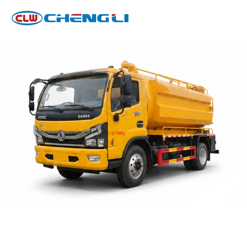 4×2 Combination Vacuum Truck — front-side view