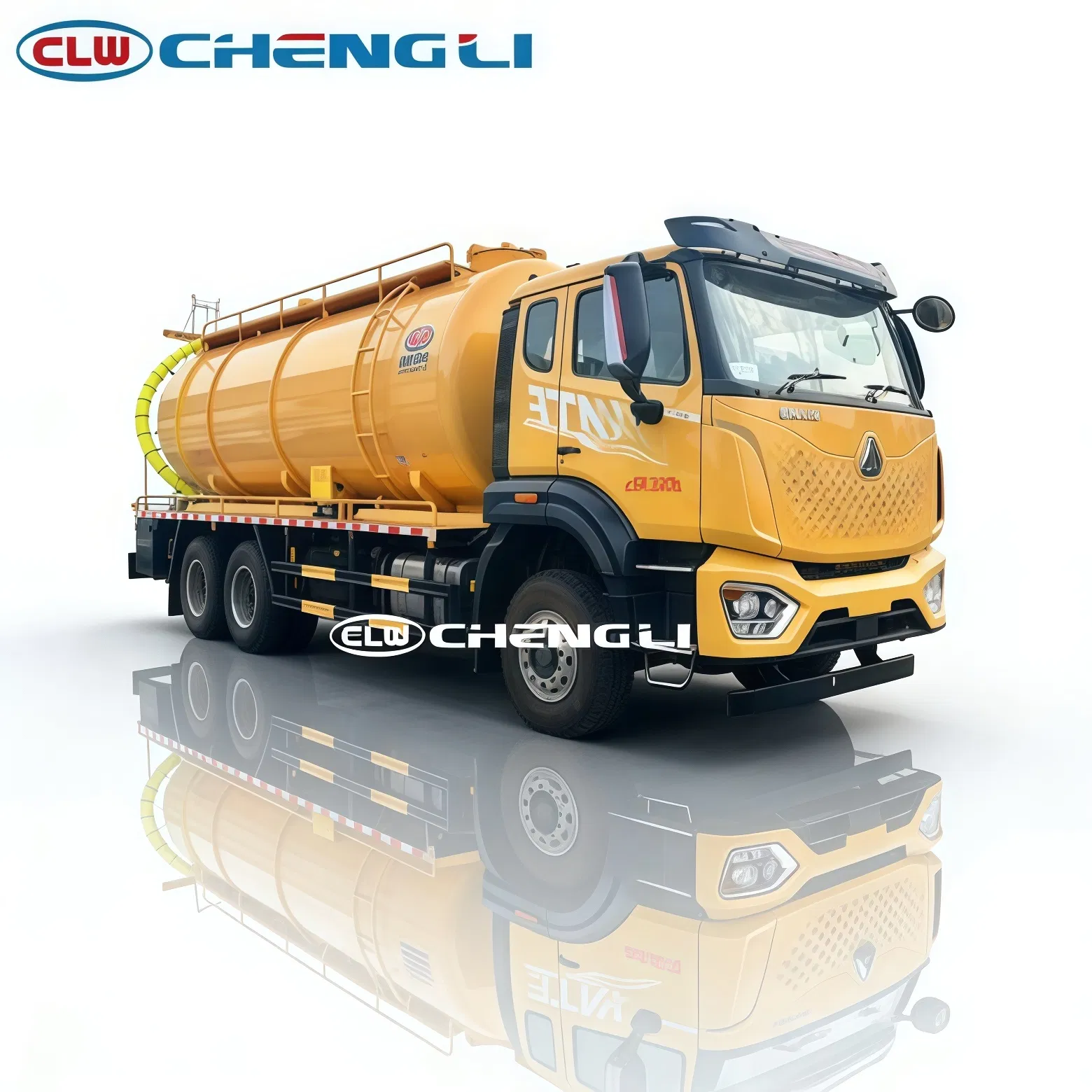 6×4 Vacuum Truck — front-side view