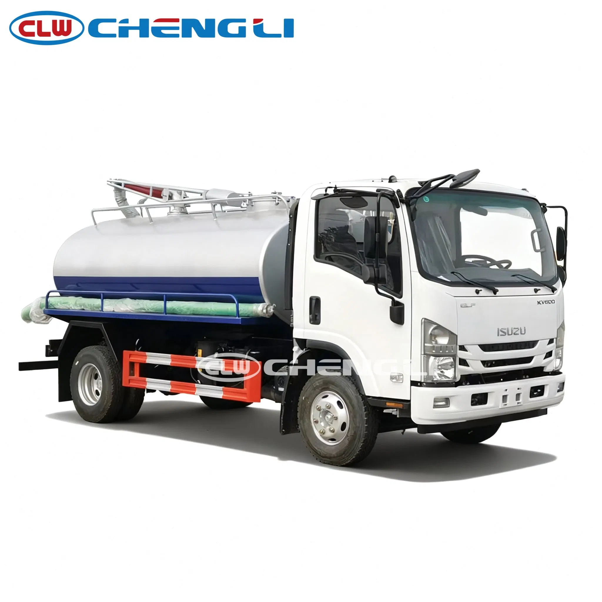 4x2 vacuum truck, front-right view