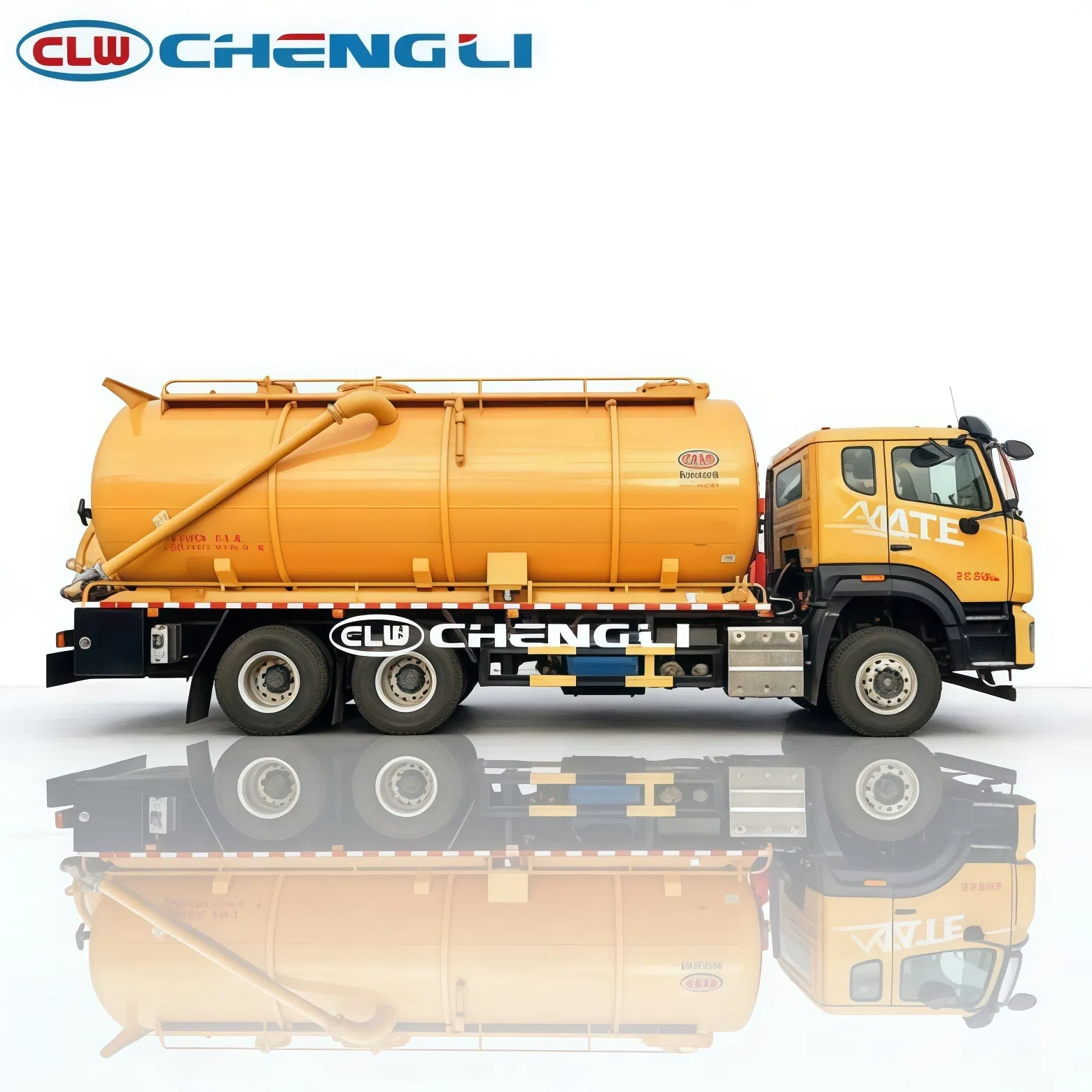 6×4 Vacuum Truck — side view