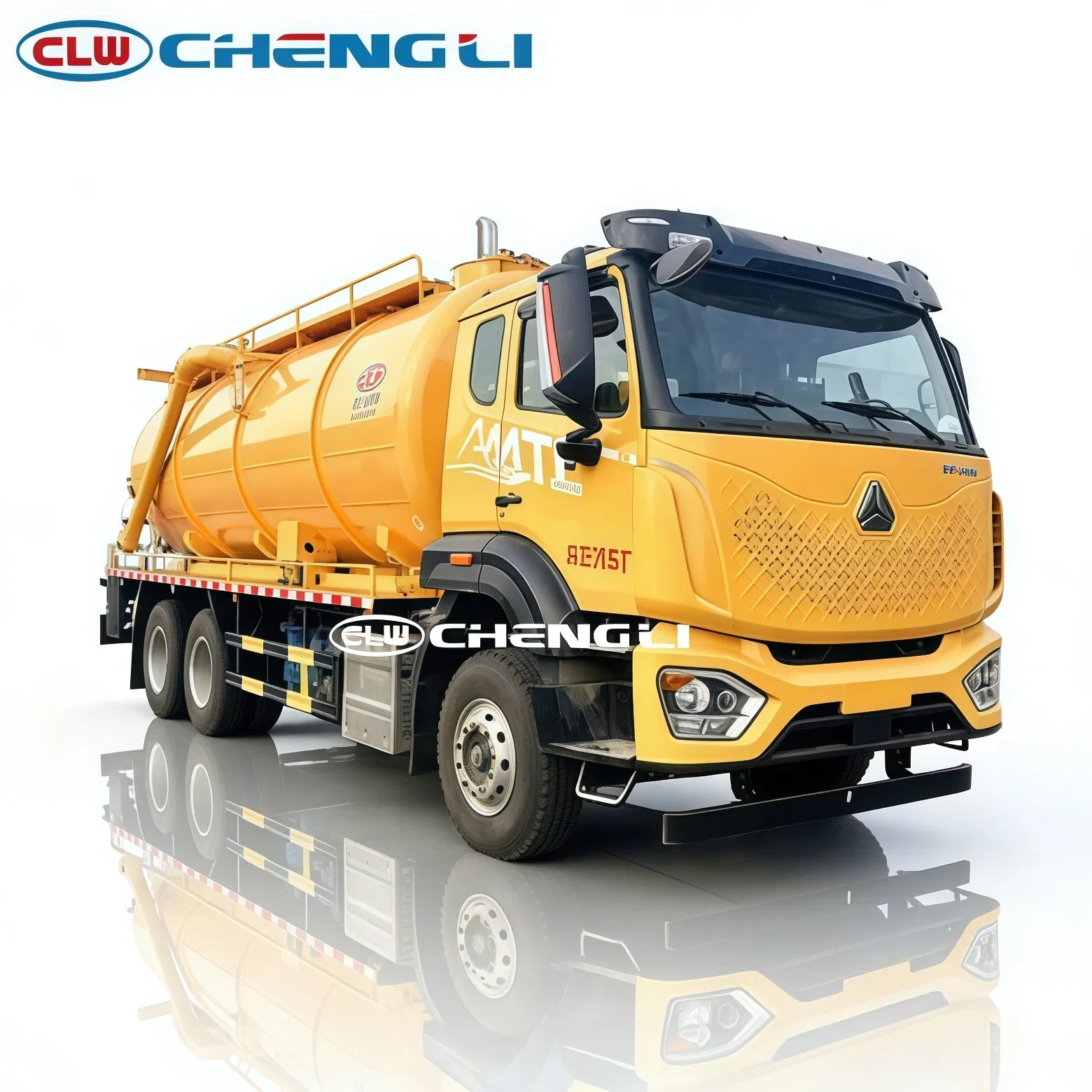 6×4 Vacuum Truck — front-side view