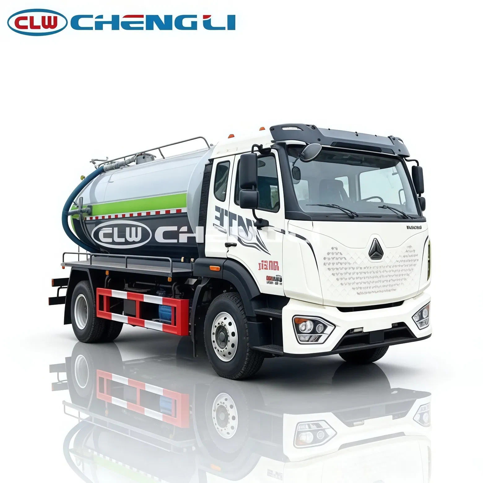 13,800L 4×2 Vacuum Truck — front-side view