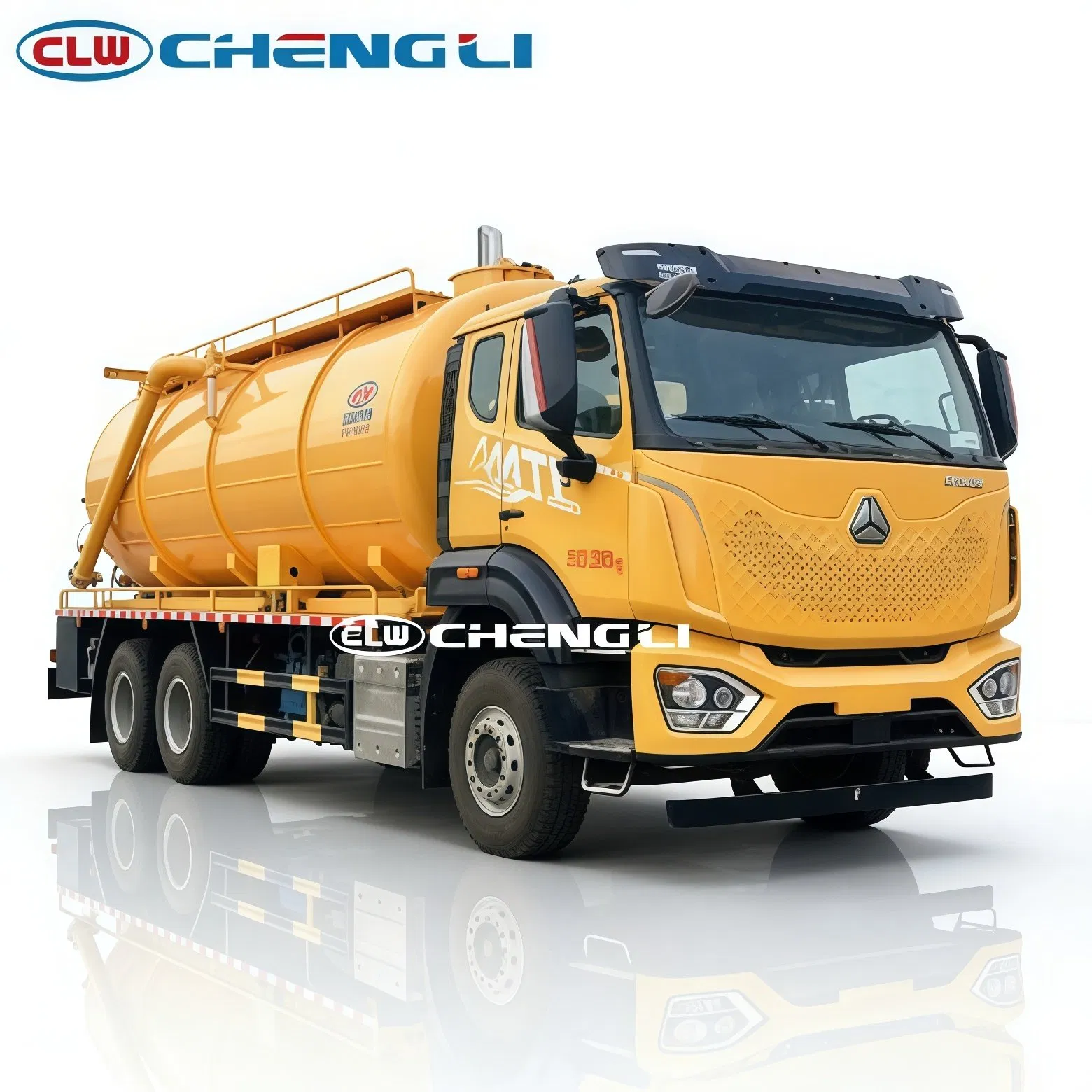 6×4 Vacuum Truck — front-side view