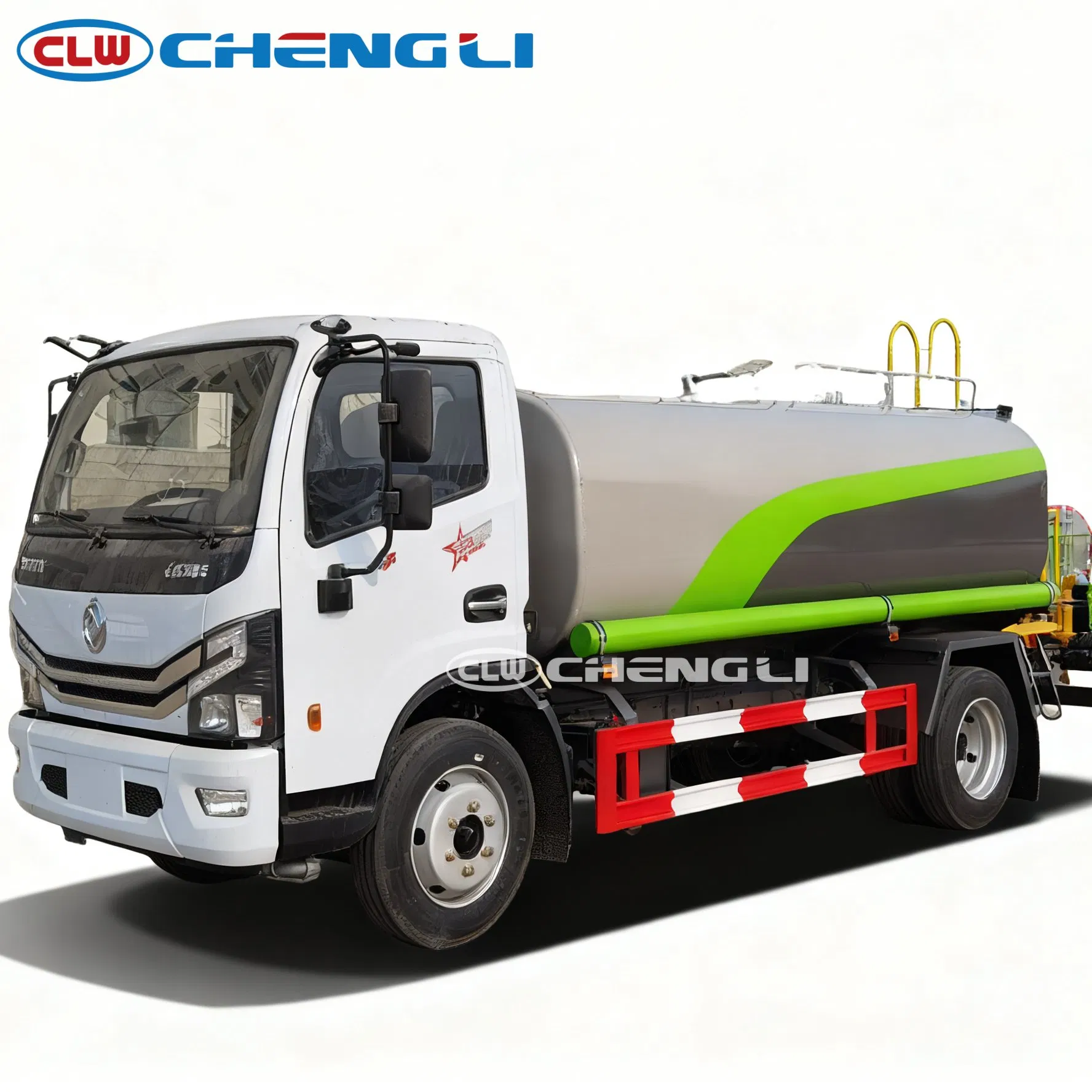 9,000L 4×2 Water Tank Truck — front-side view